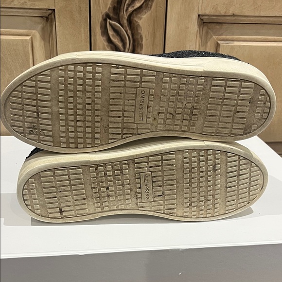 Call It Spring Black Sparkle Sneakers - Picture 8 of 13